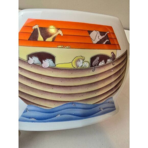 Noah's Ark Piggy Bank Porcelain Vintage - Picture 9 of 9